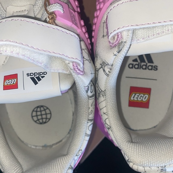 Adidas x LEGO Racer TR EL Shoes Girls New 5.5y - Picture 8 of 8